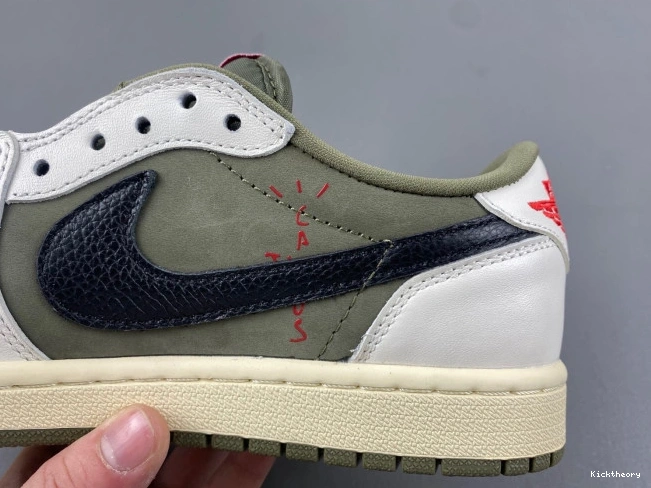 Kick Theory DM7866-200 OLIVE SCOTT X LOW TRAVIS JORDAN AIR 1 OG MEDIUM 0704